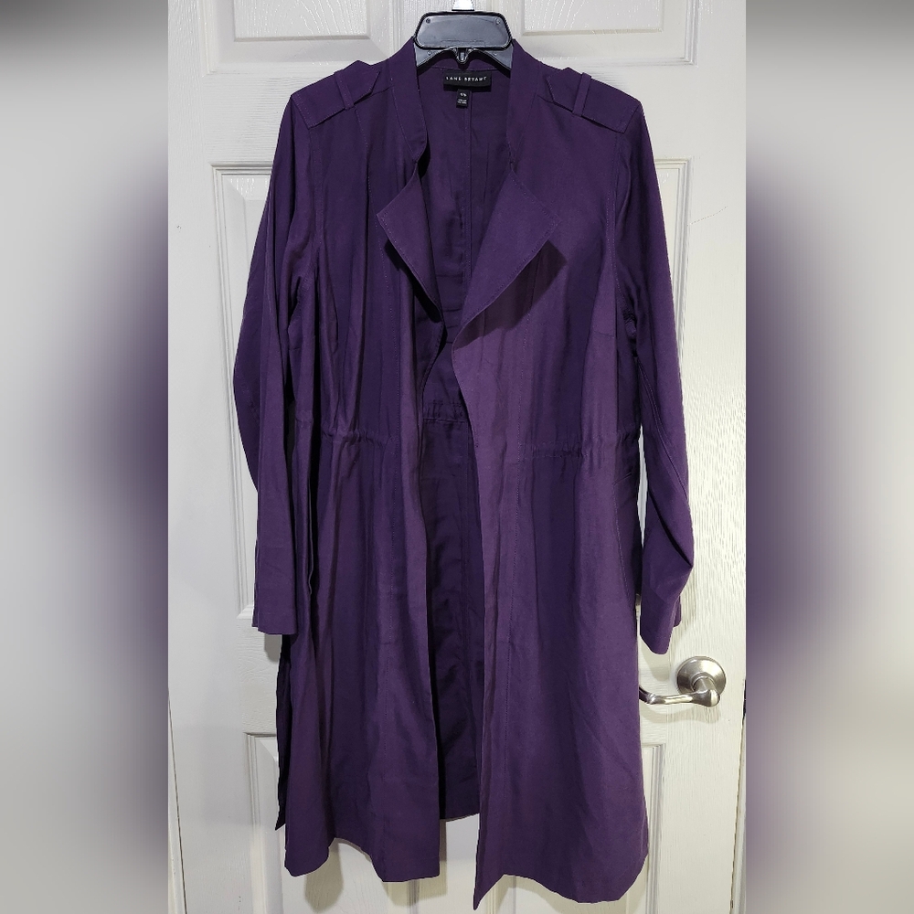 Lane Bryant Women's Lightweight Coat Size 14/16 Purple NWOT